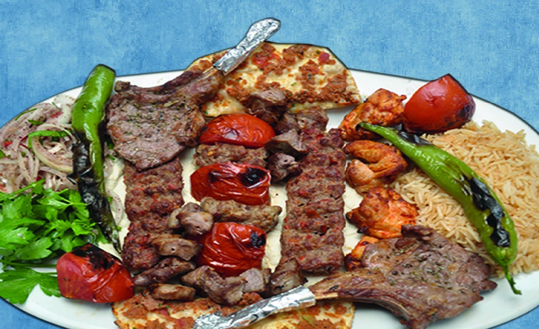 34 Garden special kebap tabağı